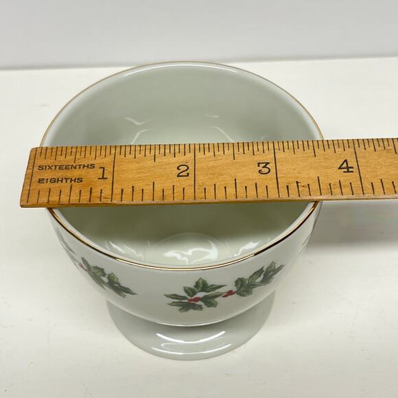 Baum Bros Formalities Holly Collection Serving Dip Bowl - Picture 5 of 7